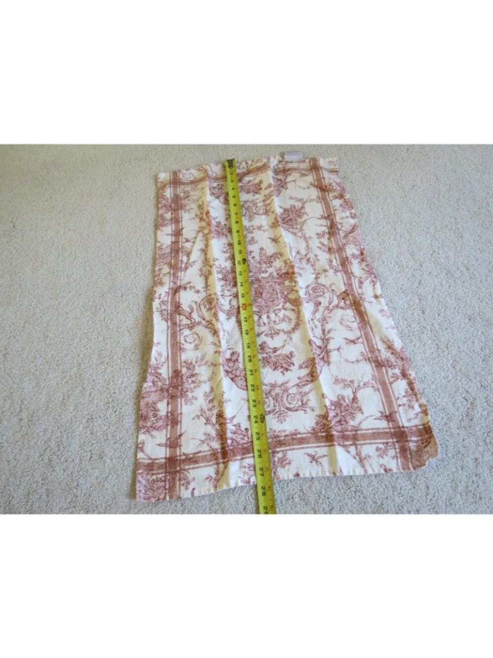 Williams Sonoma Cotton Floral Towel Made in Italy